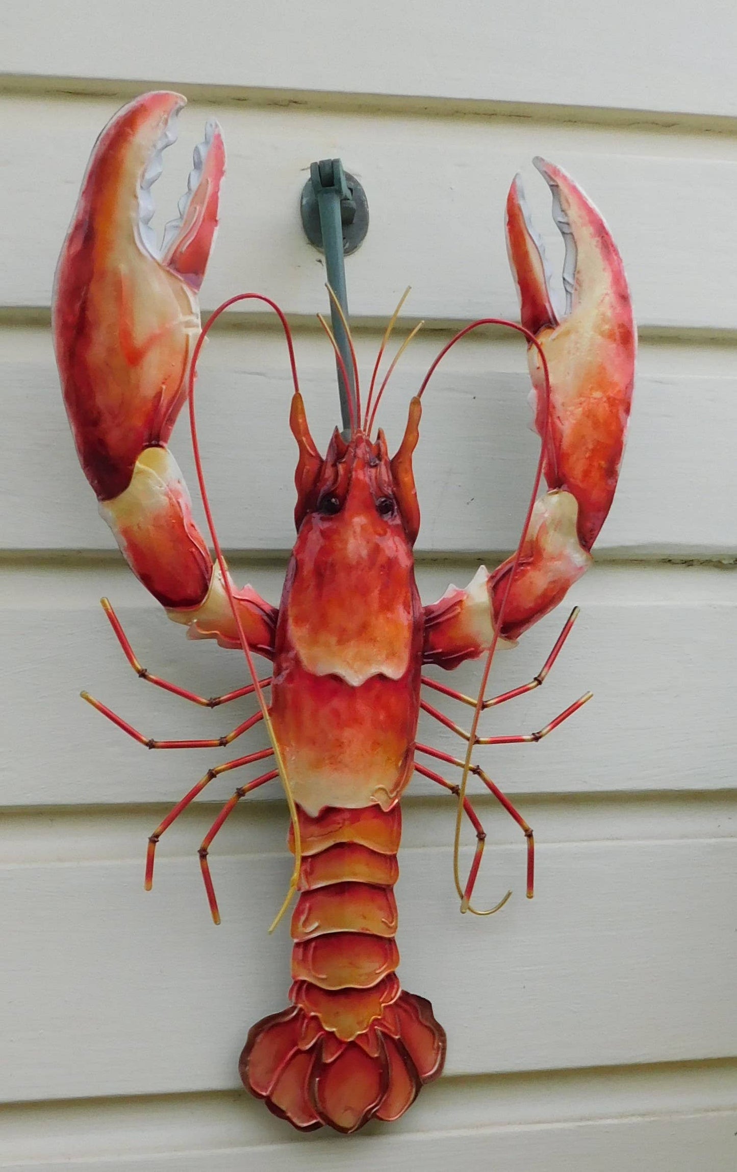 Orange Lobster Wall Art #2: Large