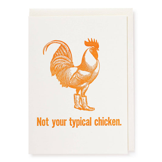 Not Your Typical Chicken | Letterpress Cards | Large Cards
