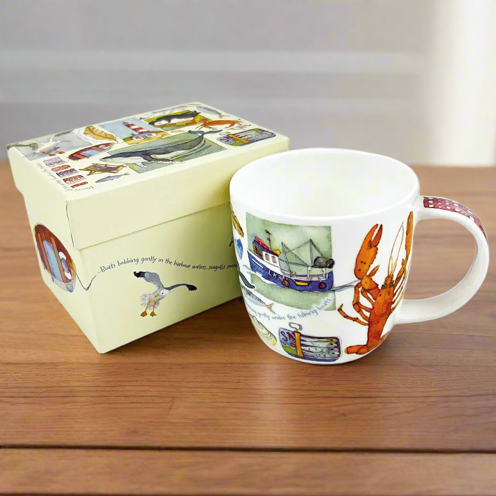 Emma Ball ‘Coastal Pieces' Mug Bone China Mug