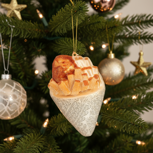 Sass & Belle Fish & Chips Christmas Decoration