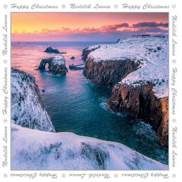 Lands End Christmas Cards 5 Pack