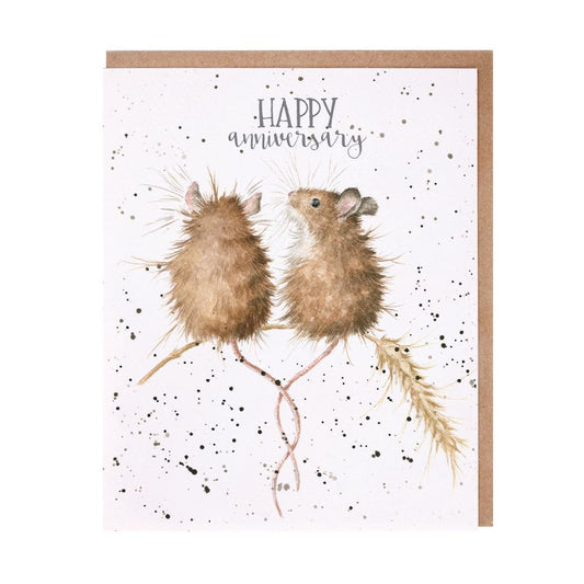 Anniversary Mice Greetings Card