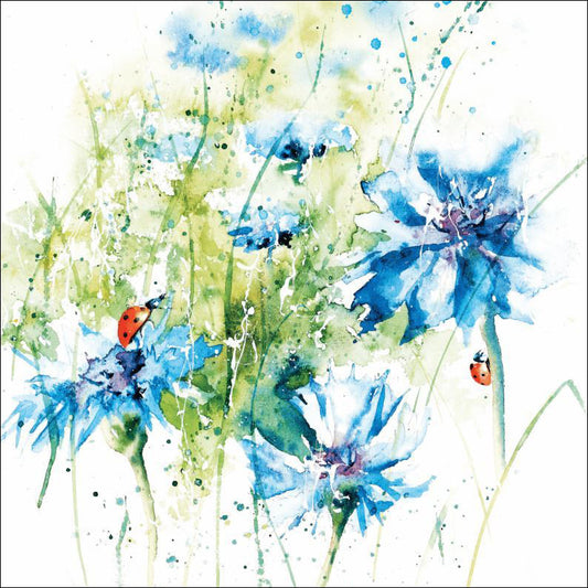 "Cornflowers” Greetings Card