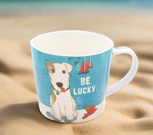 ‘Ahoy Be Lucky’ Porcelain Mug