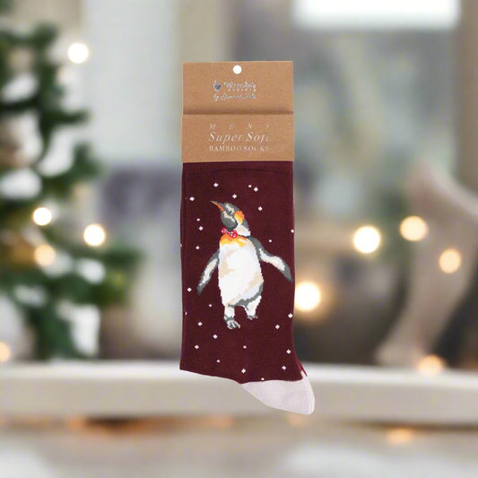 Wrendale Socks - King Penguin Large