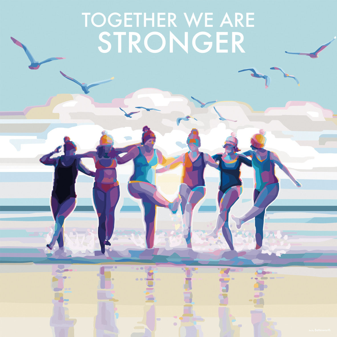 Together We Are Stronger Eco-Friendly Greetings Card by Becky Bettesworth