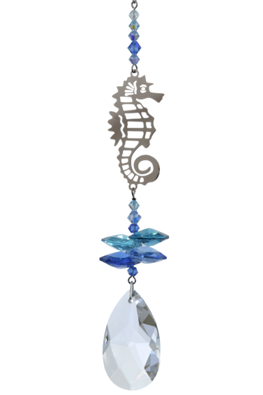 Crystal Fantasy Seahorse, Royal Blue