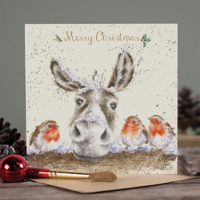 The Christmas Donkey Christmas Card