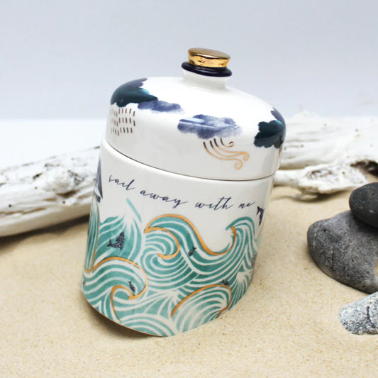 The Sea Storm Jar with Gift Box