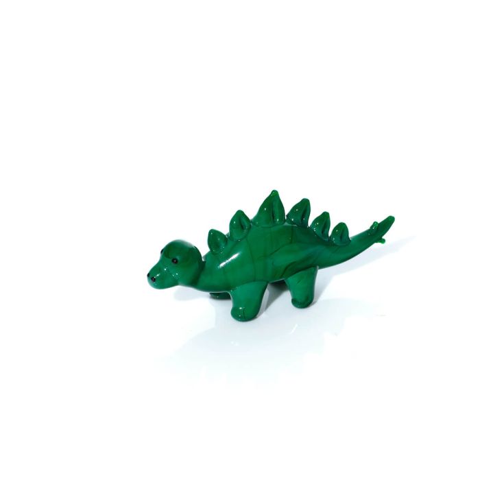 Glass Stegosaurus Ornament