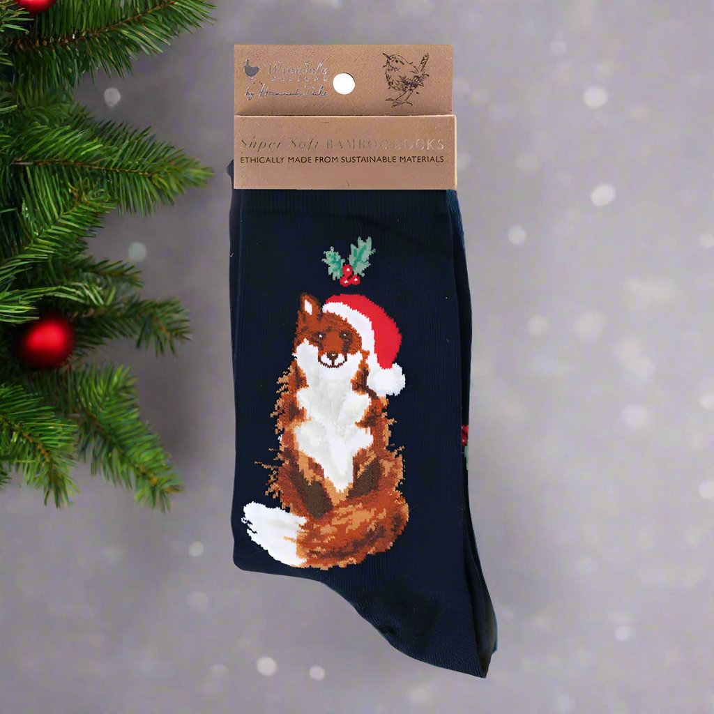 Wrendale Socks - Festive Fox