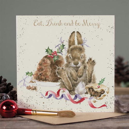 Eat, Drink and Be Merry Christmas Card