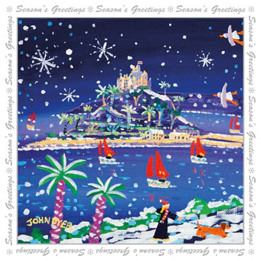 Sailing Through the Snow Christmas Card Pack