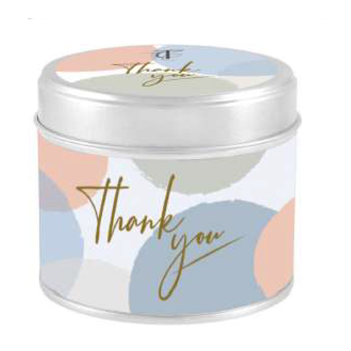 Thank You Sentiments Tin Candle