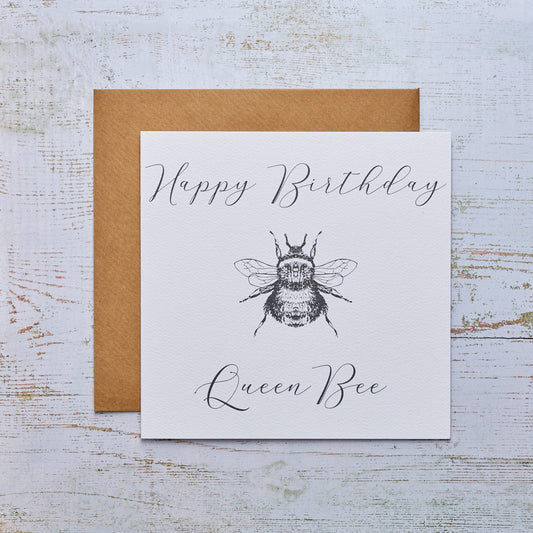 Queens Bee Birthday Card