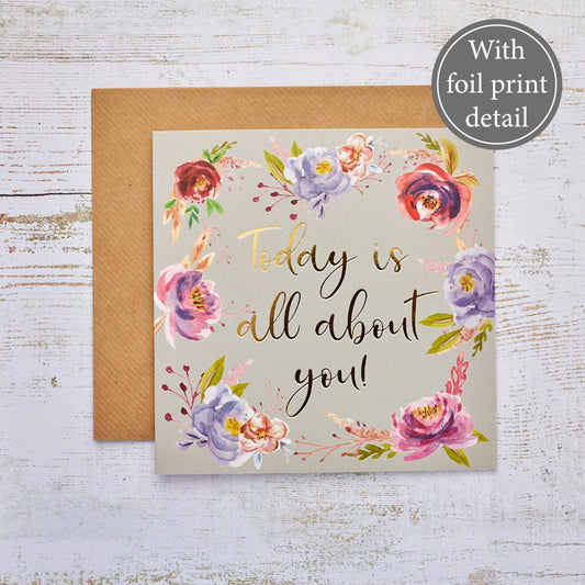 All About You Greetings Card