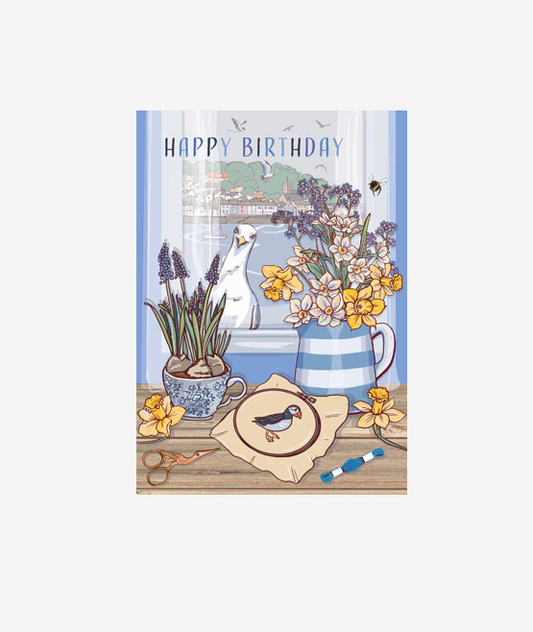 Happy Birthday (Seagull), Greetings Card