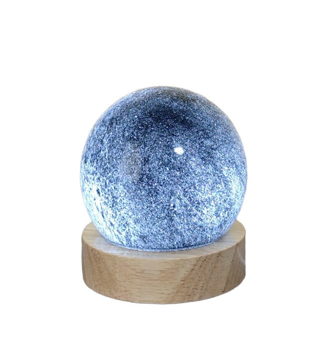 Cosmic Black Planetary Radiant Light