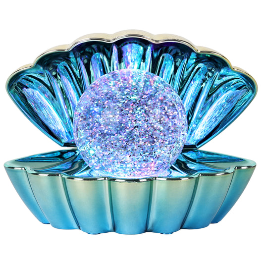 Colour Changing Mood Lamp Clam Shell - Blue Mint Yellow