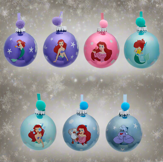 Disney’s Little Mermaid Bauble set