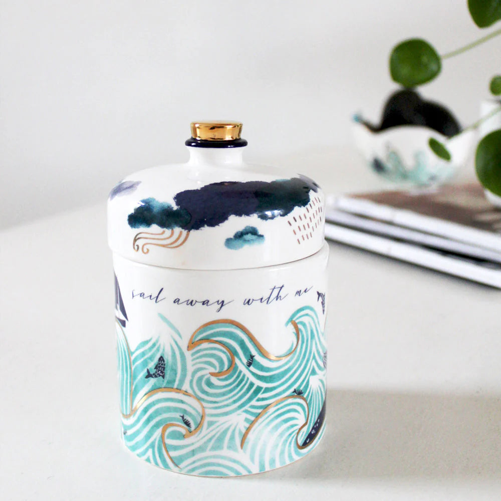 The Sea Storm Jar with Gift Box