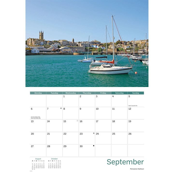 West Cornwall A4 Calendar, 2027
