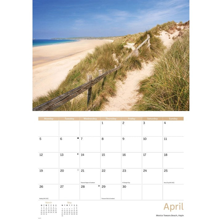 West Cornwall A4 Calendar, 2027