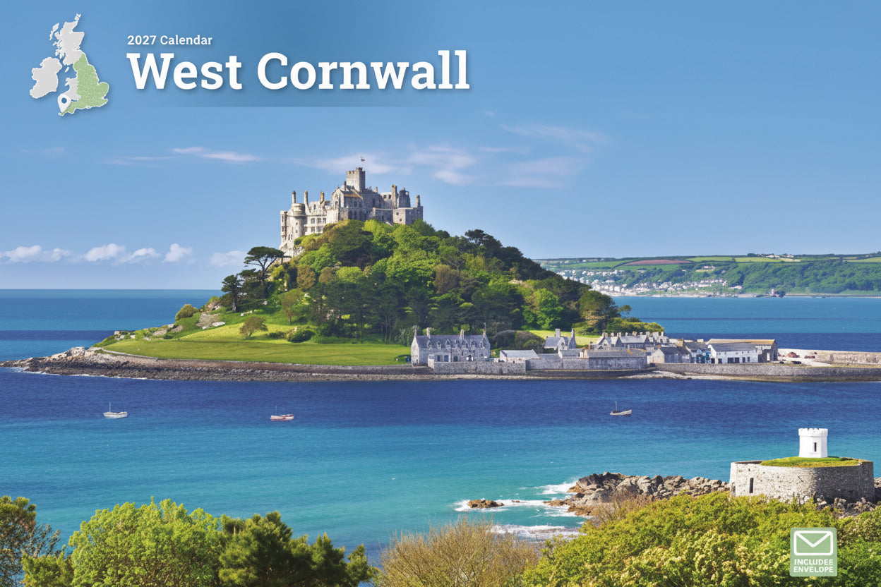West Cornwall A4 Calendar, 2027