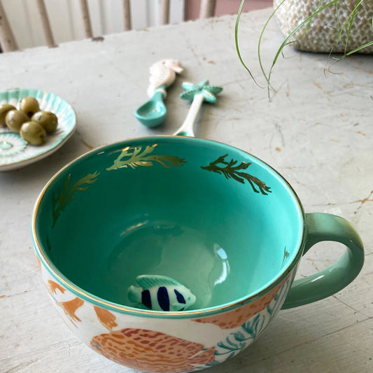 Coral Fish Cup with Gift Box