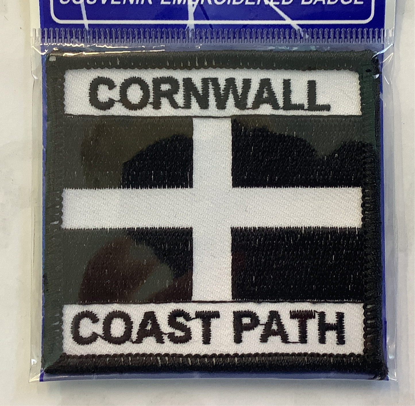 Cornwall Coastal Path Embroidered Badge