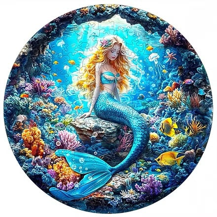 Mermaid Wooden Jigsaw, 150 Piece