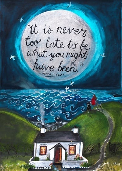 It’s Never too Late Greetings Card