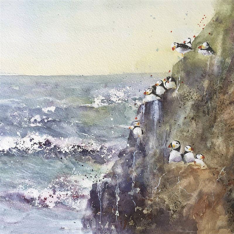 Looking Out to Sea Greeting Card