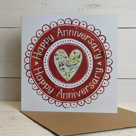 Happy Anniversary Greetings Card