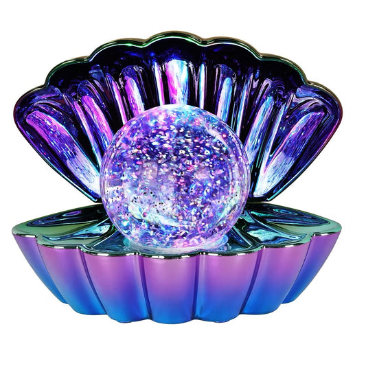 Colour Changing Mood Lamp Clam Shell - Opalescent