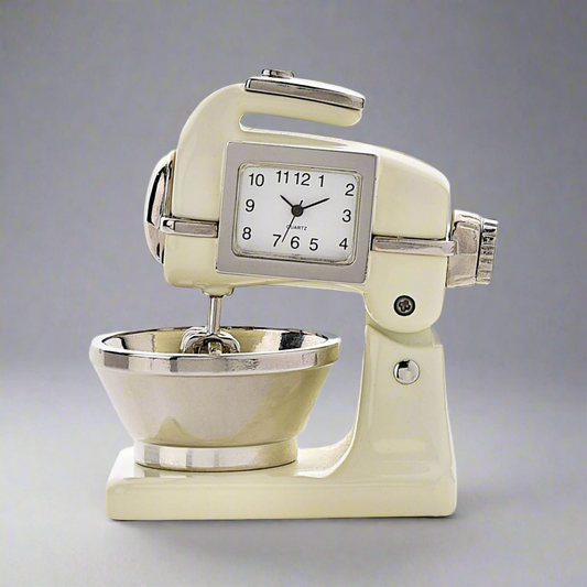 Miniature Food Mixer Clock