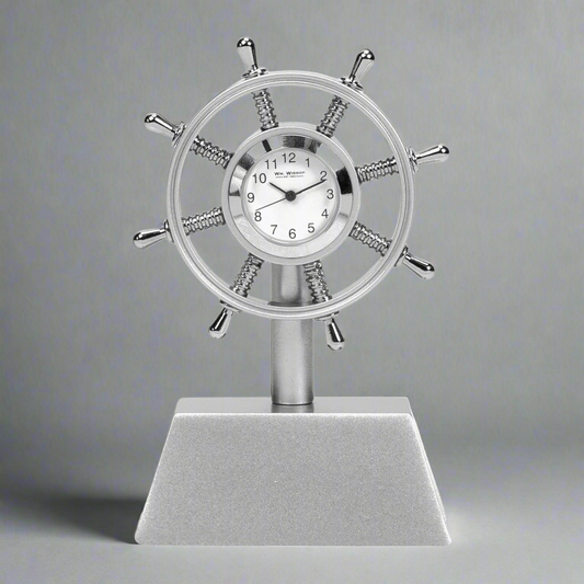 Miniature Ships Wheel Clock