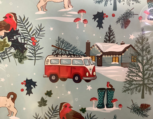 VW Camper Van Wrapping Paper