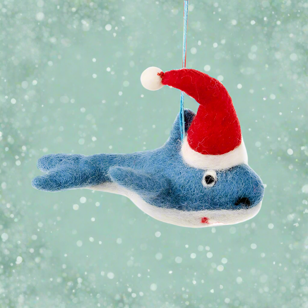 Handmade Felt Santa Jaws