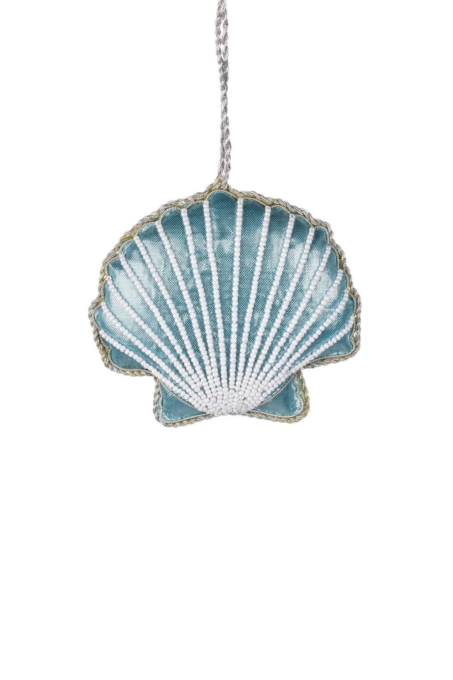 Beaded Blue Scallop