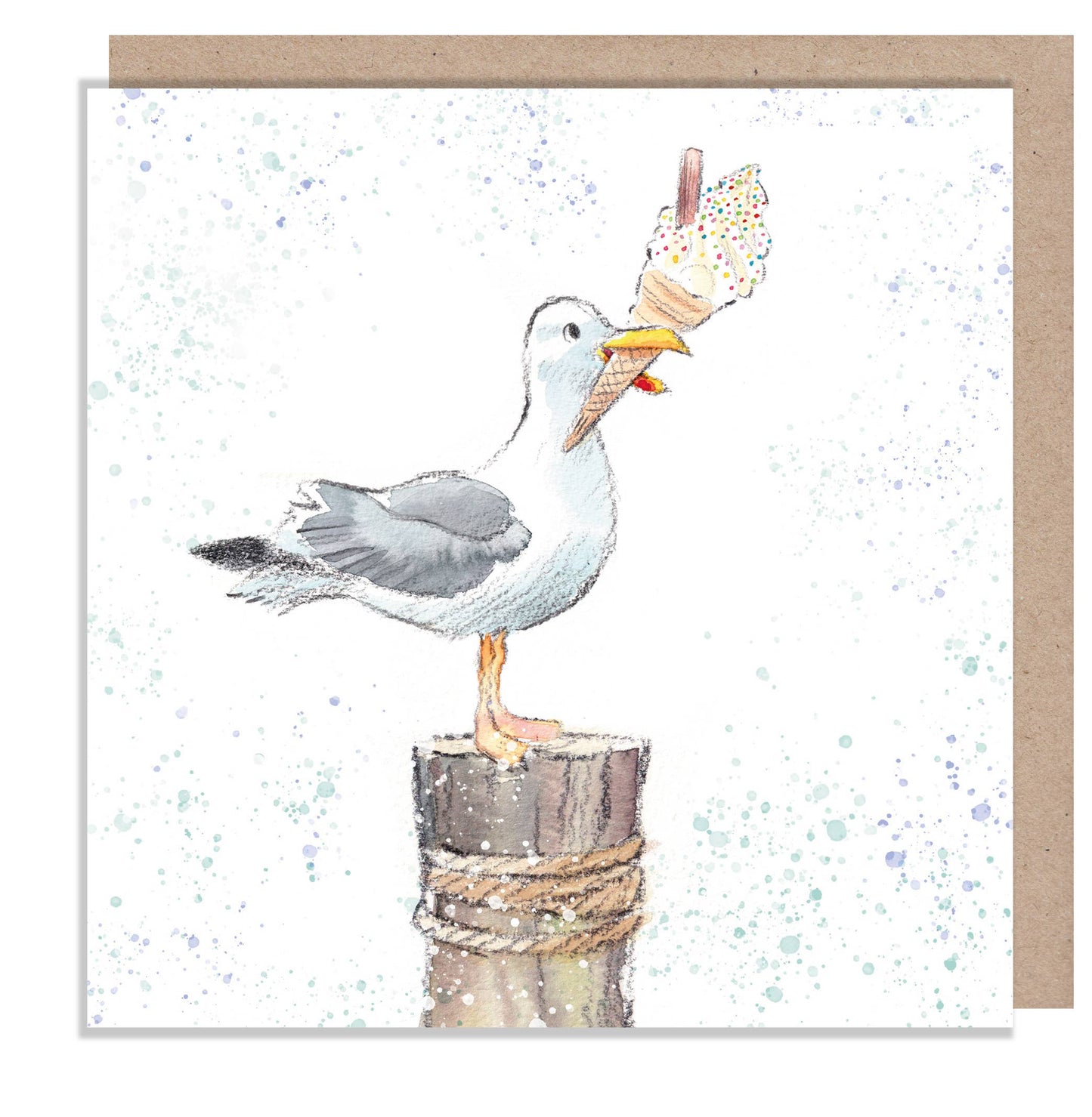 Seagull Greetings Card 'By the Seashore' range