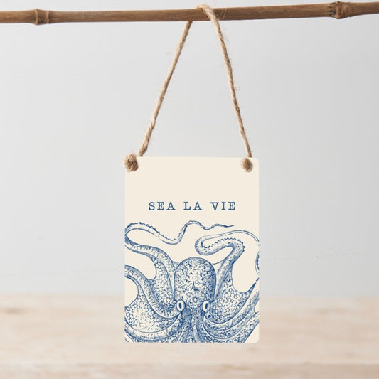 Sea La Vie Mini Metal Sign