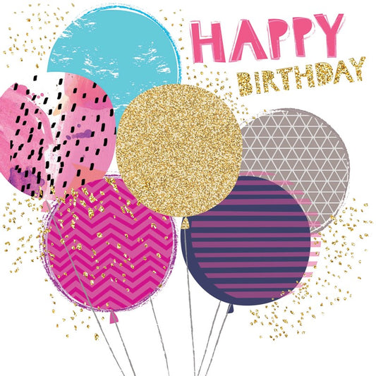 Superstar Card - Birthday Balloons
