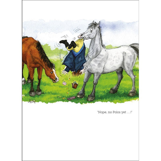 Alisons Animals Card - Nope, No Polos