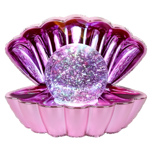 Colour Changing Mood Lamp Clam Shell - Metallic Pink
