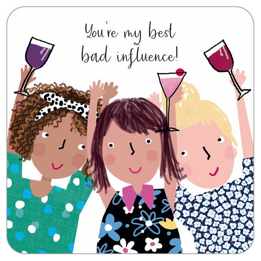 Bottoms Up Card - Best Bad Influence