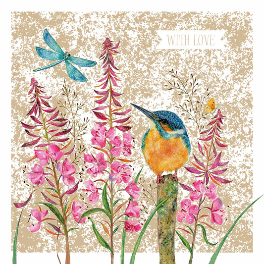 Kingfisher Greetings Card