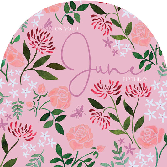 June - Birthday Card