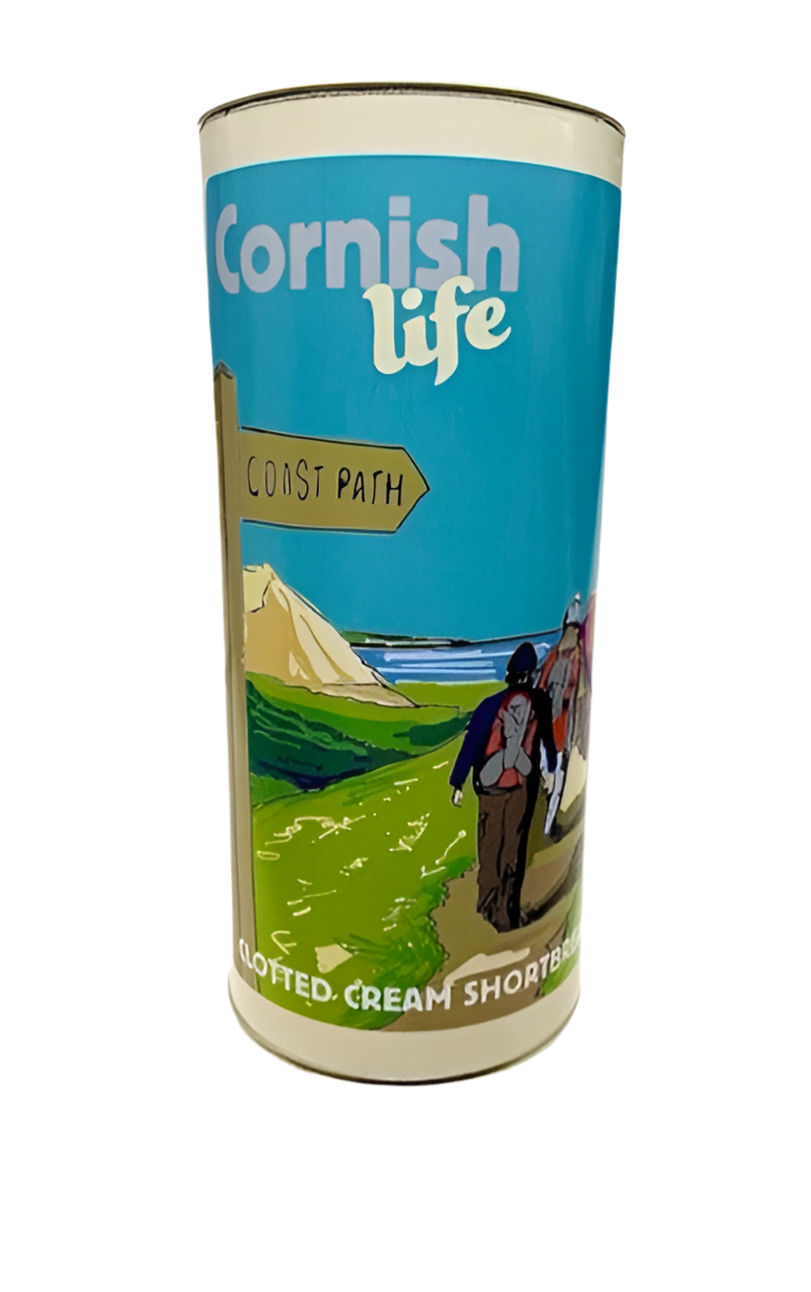Clotted Cream Shortbread Tube - Coast Path  200g