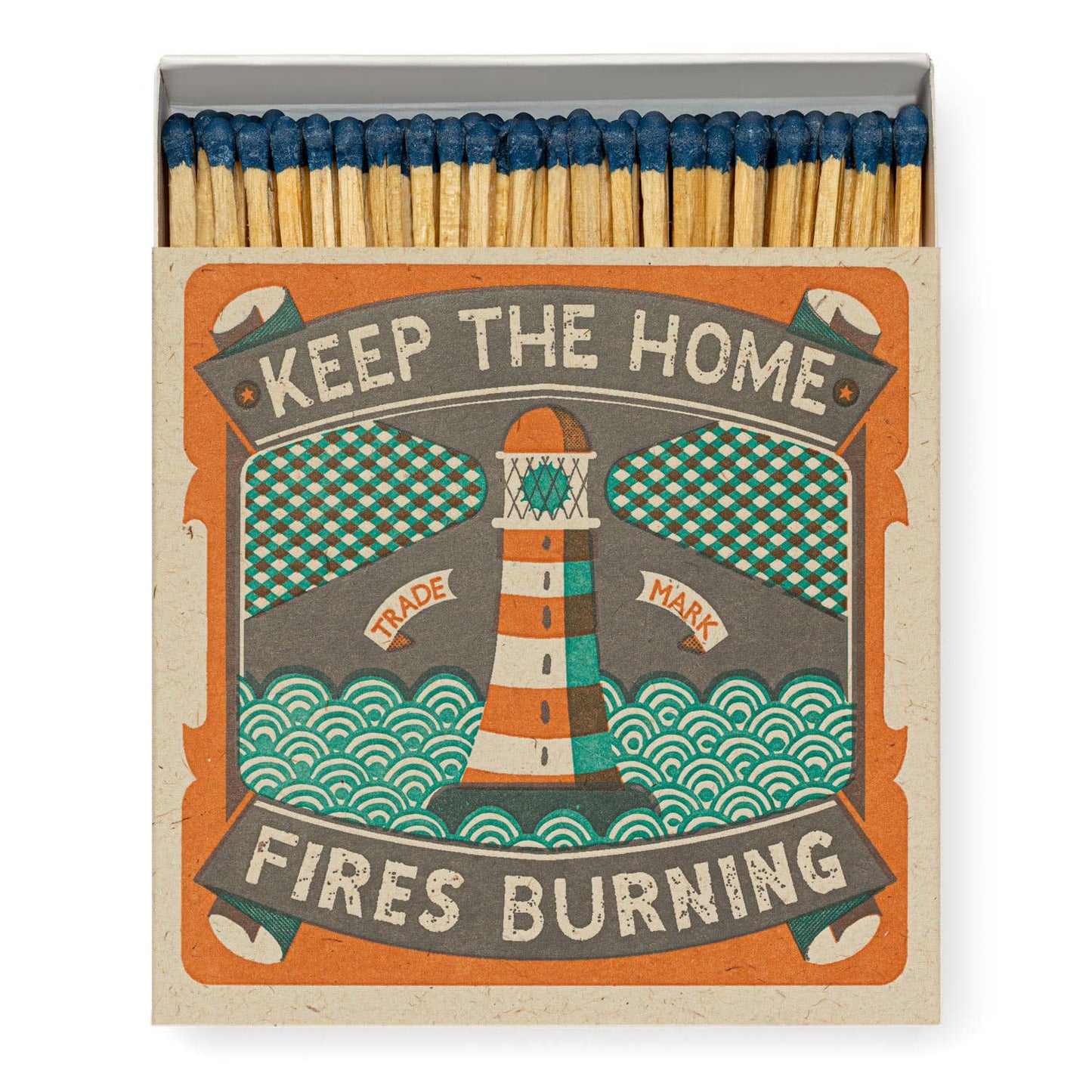 Home Fire | Square Matchboxes